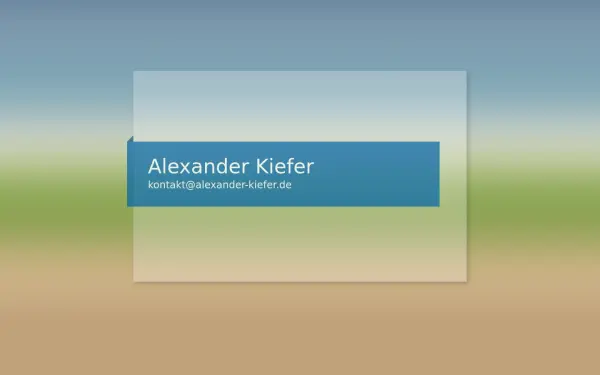 alexander-kiefer.de