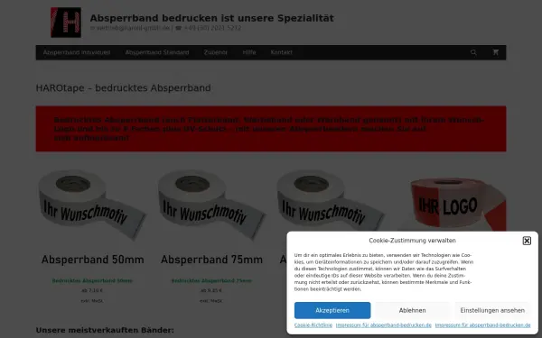 absperrband-bedrucken.de