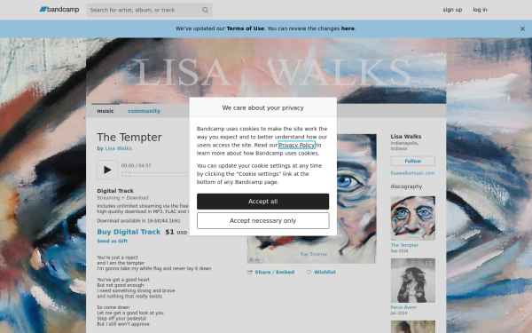 lisawalksmusic.bandcamp.com