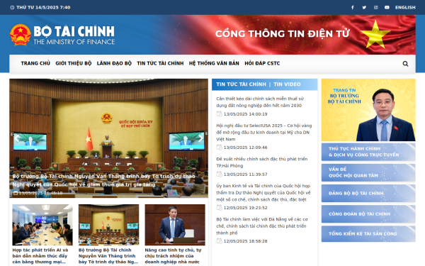 portal.mof.gov.vn