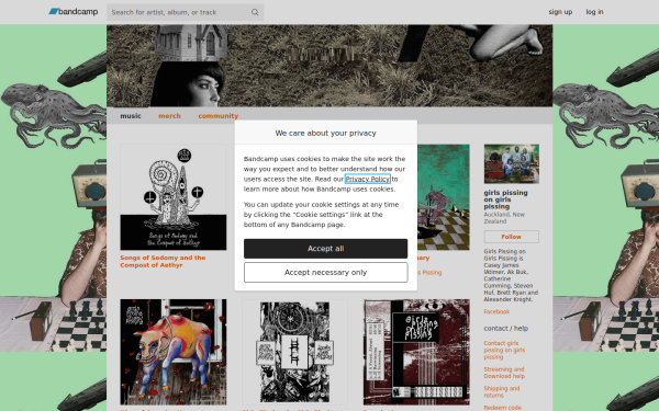 girlspissingongirlspissing.bandcamp.com