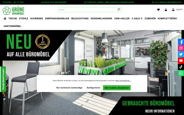 www.gruenebueromoebel.de