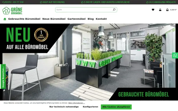 www.gruenebueromoebel.de