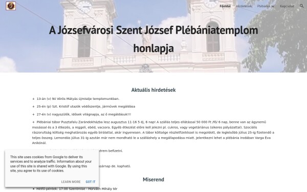 jozsefvaros.plebania.hu