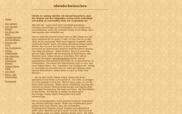 www.abendschwaenzchen.de