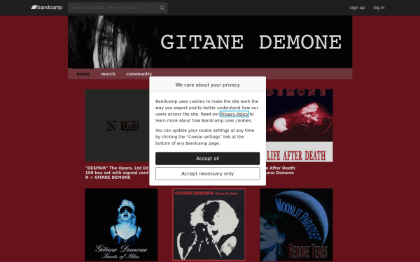 gitanedemone.bandcamp.com