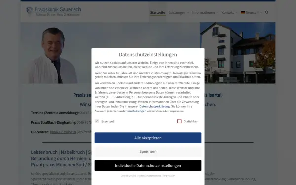 www.praxisklinik-sauerlach.de