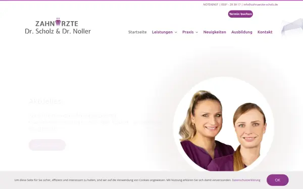 zahnaerzte-scholz.de