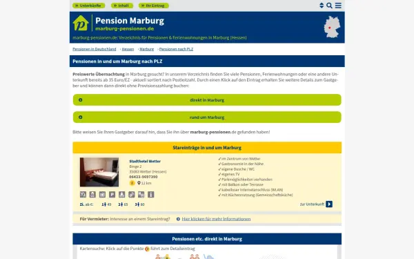 www.marburg-pensionen.de