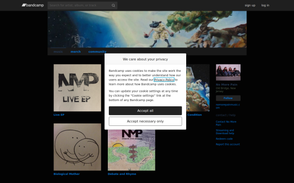 nomorepain.bandcamp.com