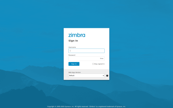 mail.zimbra.com