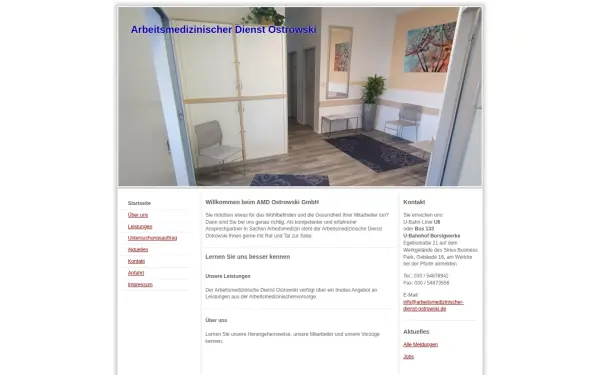 arbeitsmedizinischer-dienst-ostrowski.de
