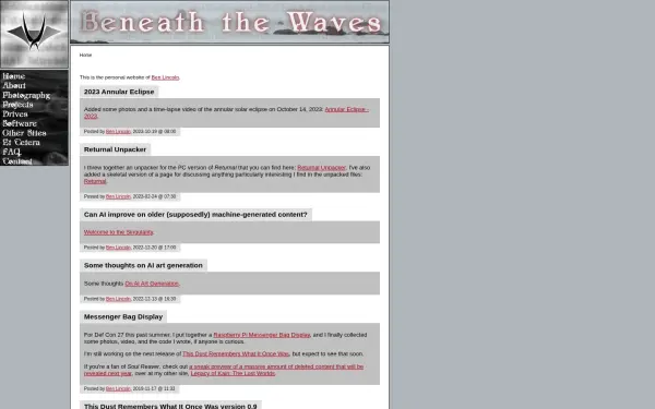 www.beneaththewaves.net