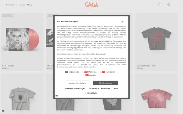 shopde.ladygaga.com