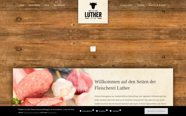 www.luther-fleischwaren.de