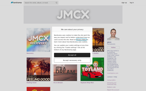 musicbyjmcx.bandcamp.com