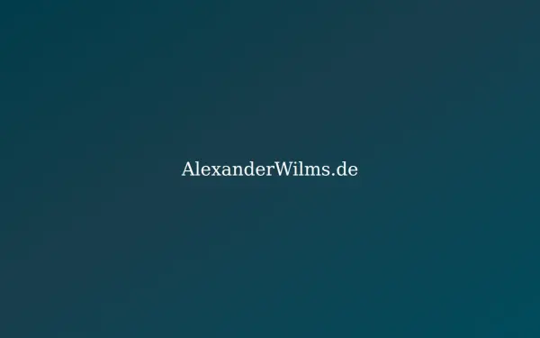alexanderwilms.de