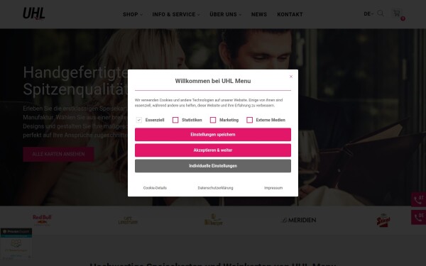 www.uhl-menu.com