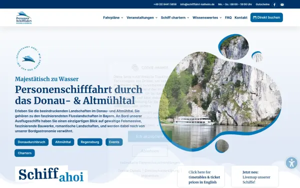 schifffahrt-kelheim.de