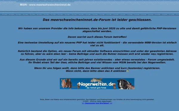 meerschweincheninnot.de