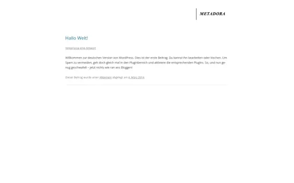 www.metadora.de