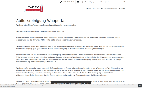 www.abflussreinigungwuppertal.de