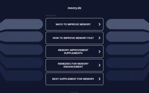 meory.de