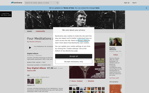 paulineoliveros2.bandcamp.com