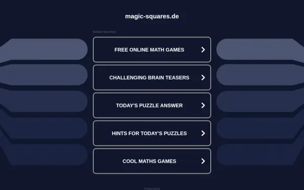 magic-squares.de