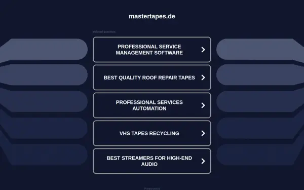 mastertapes.de