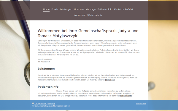 www.gemeinschaftspraxis-matyjaszczyk.de