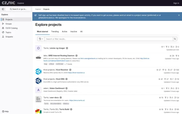 gitlab.nic.cz