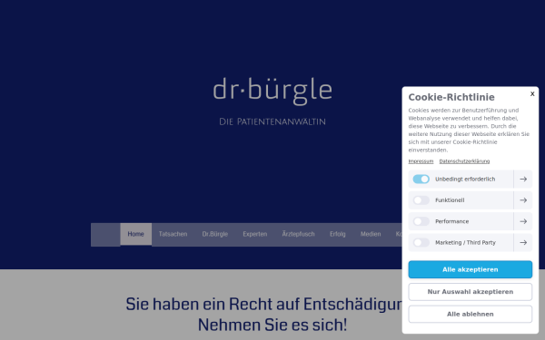 www.drbuergle-arzthaftung.de