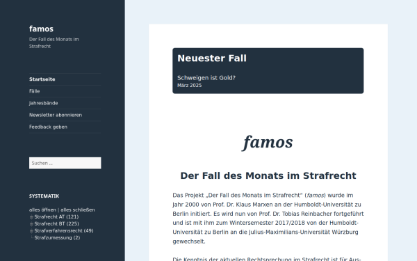 famos.jura.uni-wuerzburg.de