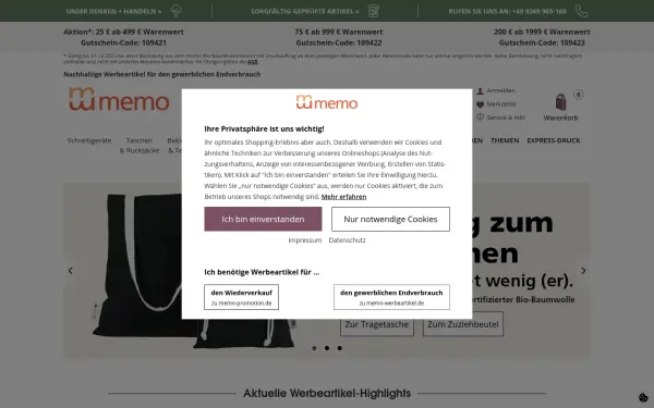 www.memo-werbeartikel.de