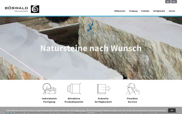 www.natursteinwerk-boeswald.de