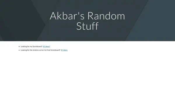 www.akbar.dev