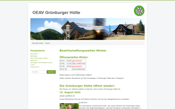 www.gruenburgerhuette.or.at