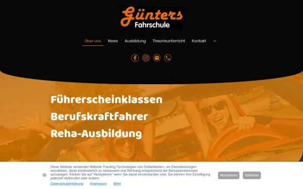 www.guenters-fahrschule-laubach.de