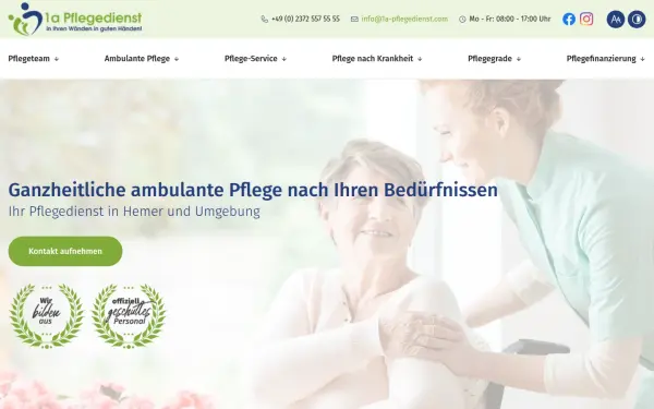 www.1a-pflegedienst.com