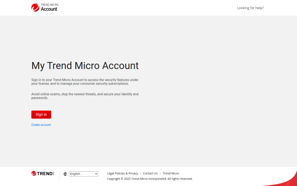 account.trendmicro.com