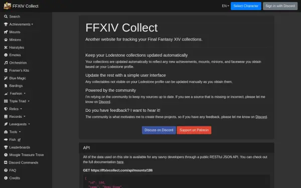 ffxivcollect.com
