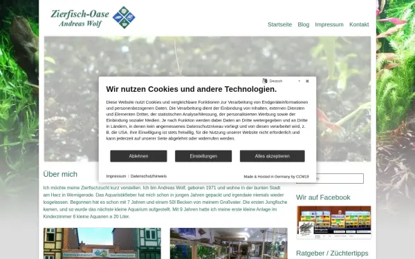 www.zierfischzucht-wolf.de