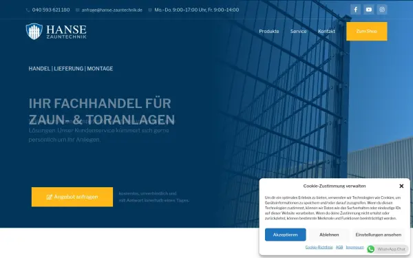 www.hanse-zauntechnik.de