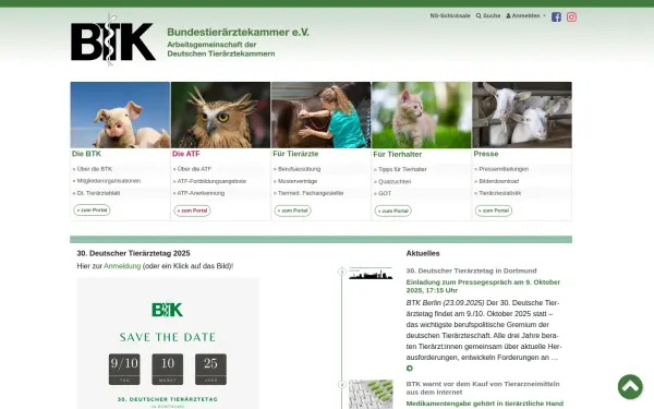 www.bundestieraerztekammer.de