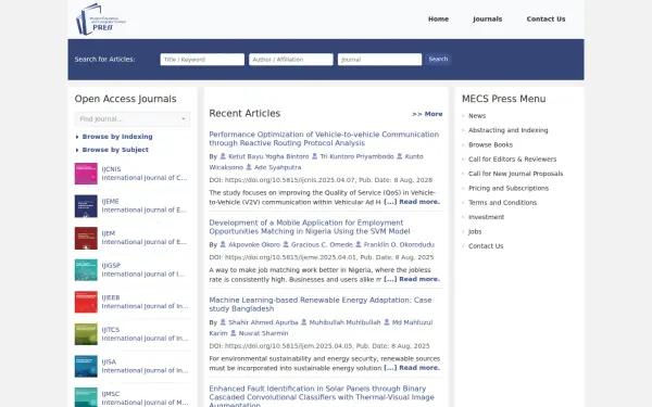 www.mecs-press.org