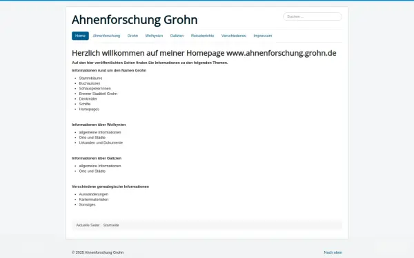 ahnenforschung-grohn.de