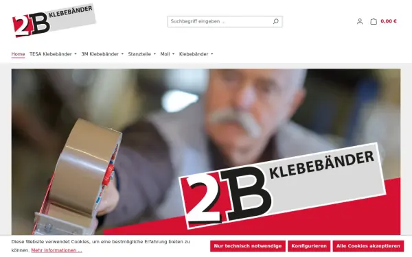 www.2b-klebebaender.de