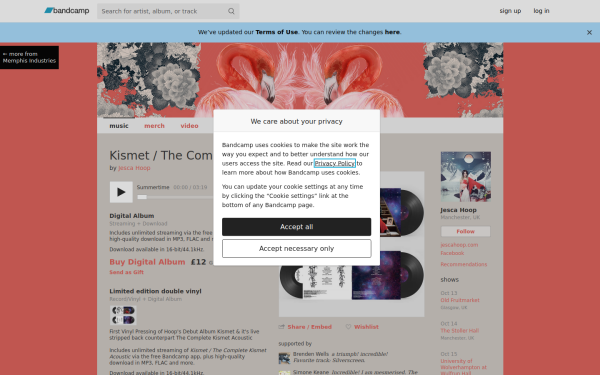 jescahoop.bandcamp.com