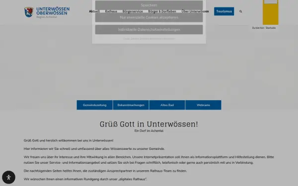 www.unterwoessen.de